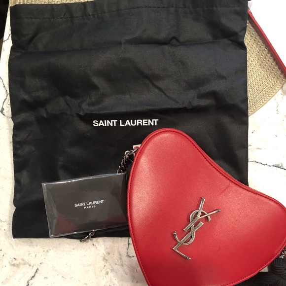 Authentic YSL heart bag. - Picture 2 of 7